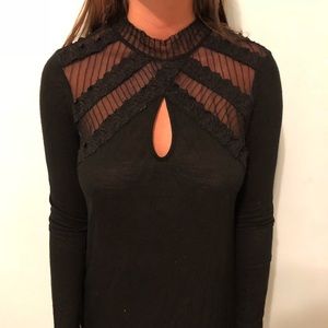 black free people blouse!
